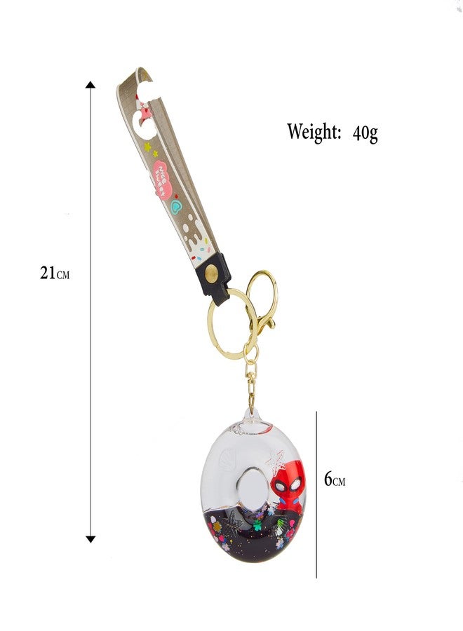 شيري بوكس حقيبة ظهر للأطفال من CherryBox بطبعة كرتونية - حقيبة للمدرسة، منطقة اللعب، ورياض الأطفال، حقيبة نزهة صغيرة للأولاد والبنات، حقائب صغيرة خفيفة الوزن للأطفال (أحمر وأزرق) مع سلسلة مفاتيح لطيفة - Image 5